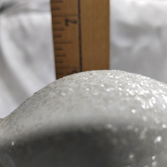 White Winter Owl Figurine with Faux Fur Wings Farmhouse Woodland Decor - Picture 8 of 10